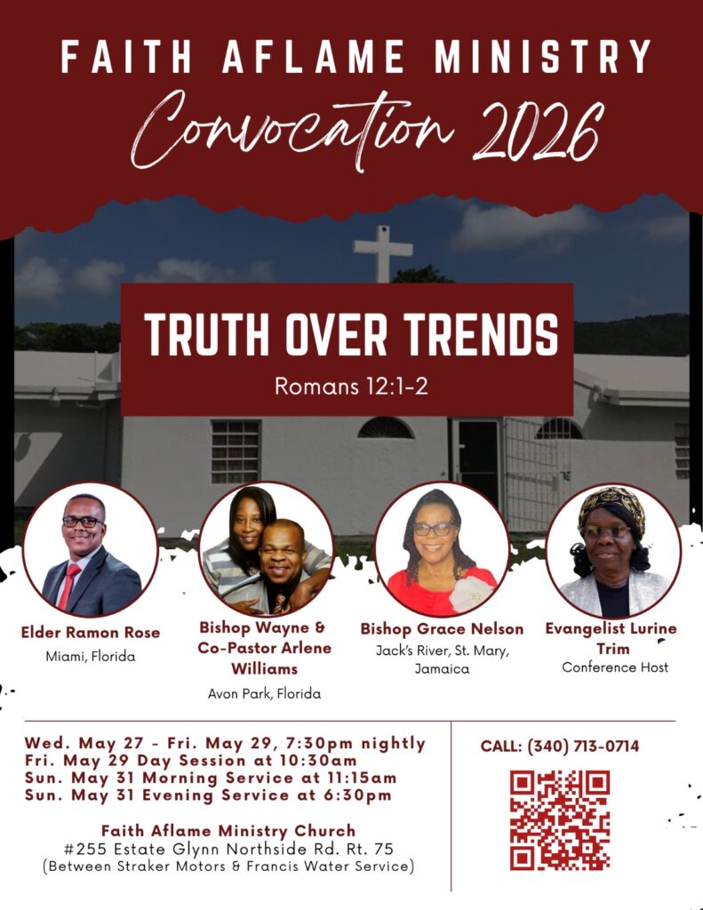 Faith Aflame Ministry 2026 Convocation Flyer